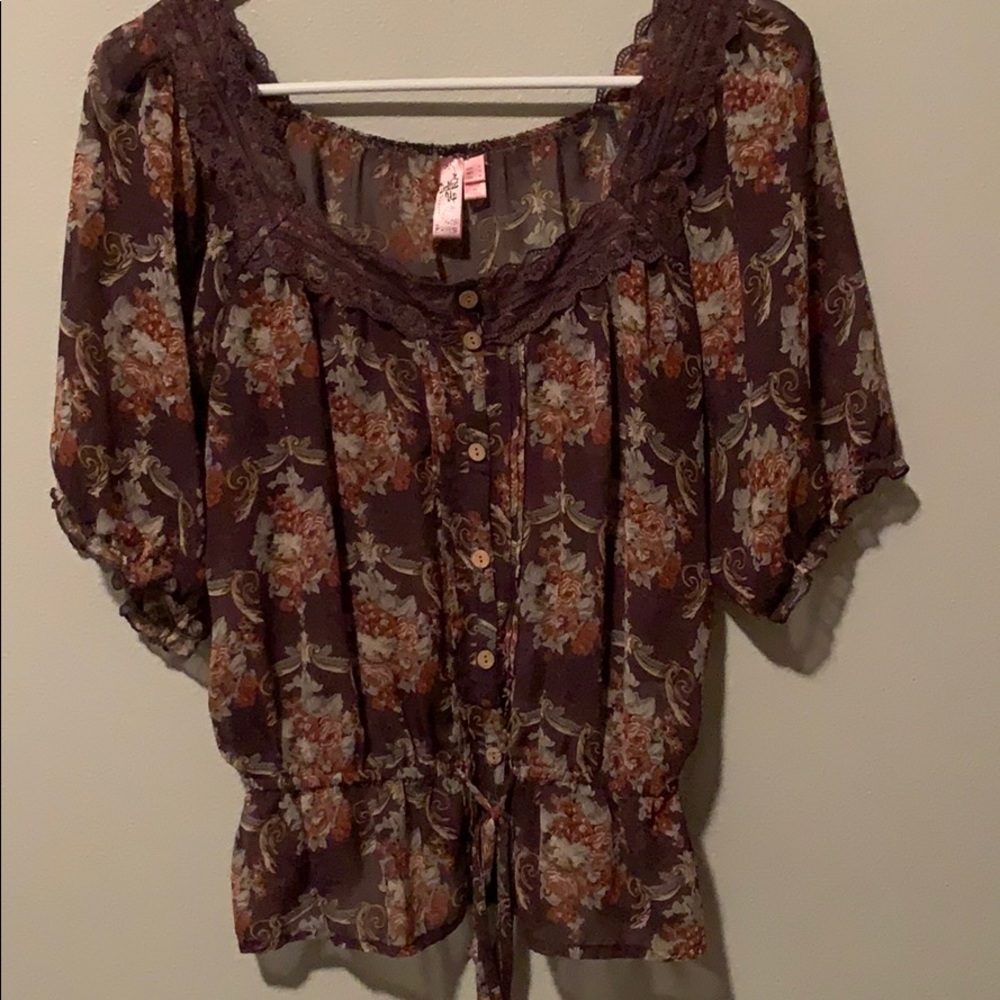 Beautiful purple blouse